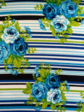 Jersey Flowers and Stripes