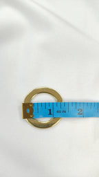 Argolla dorada extra grande 40mm (por docena)