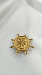 Pasador metalico marinero dorado