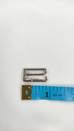 Zeta plateada 17mm (por docena)