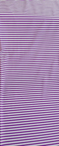 Purple and white stripes