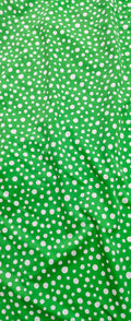 Polka dots green base