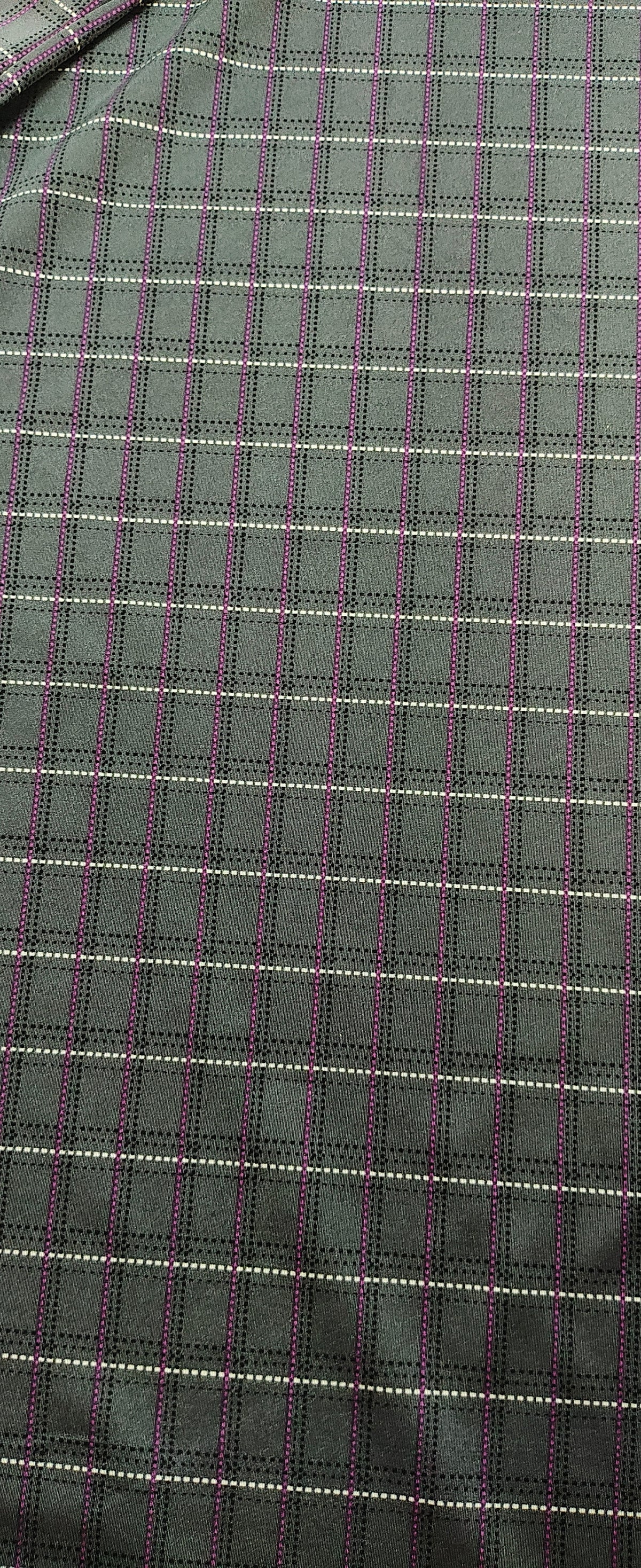 Cuadros gris y violeta