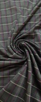 Cuadros gris y violeta