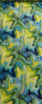 Retro groovy green