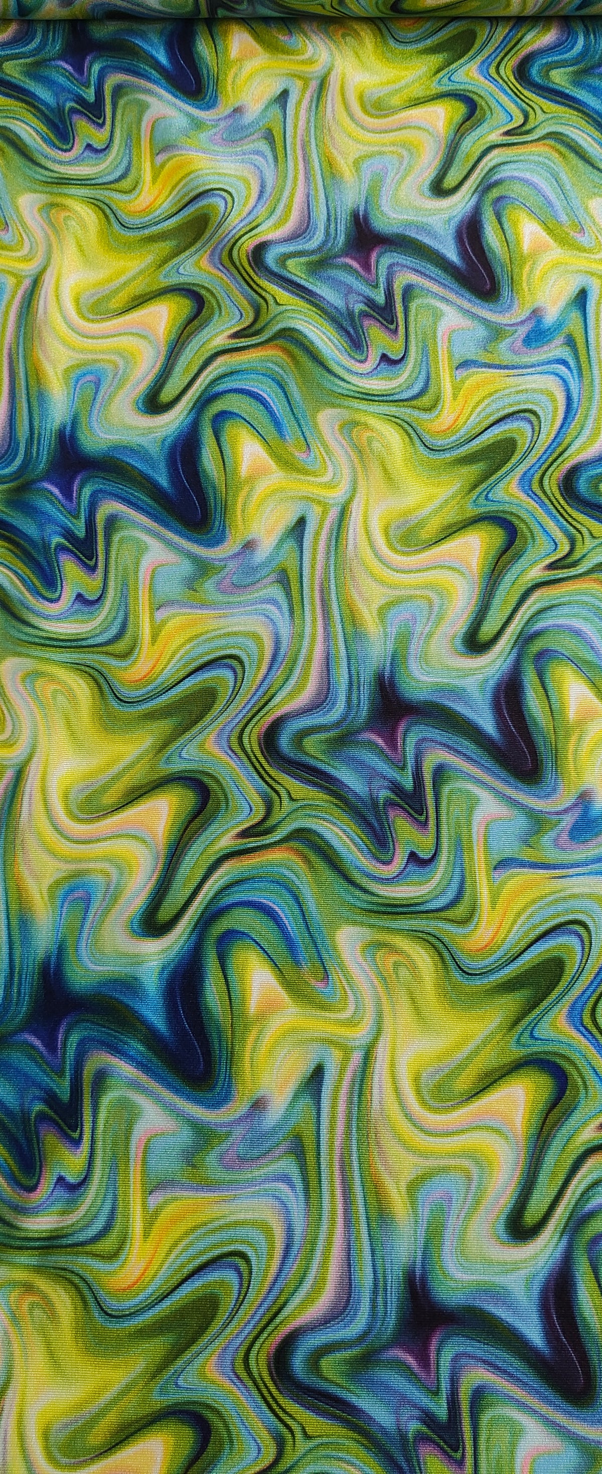 Retro groovy green