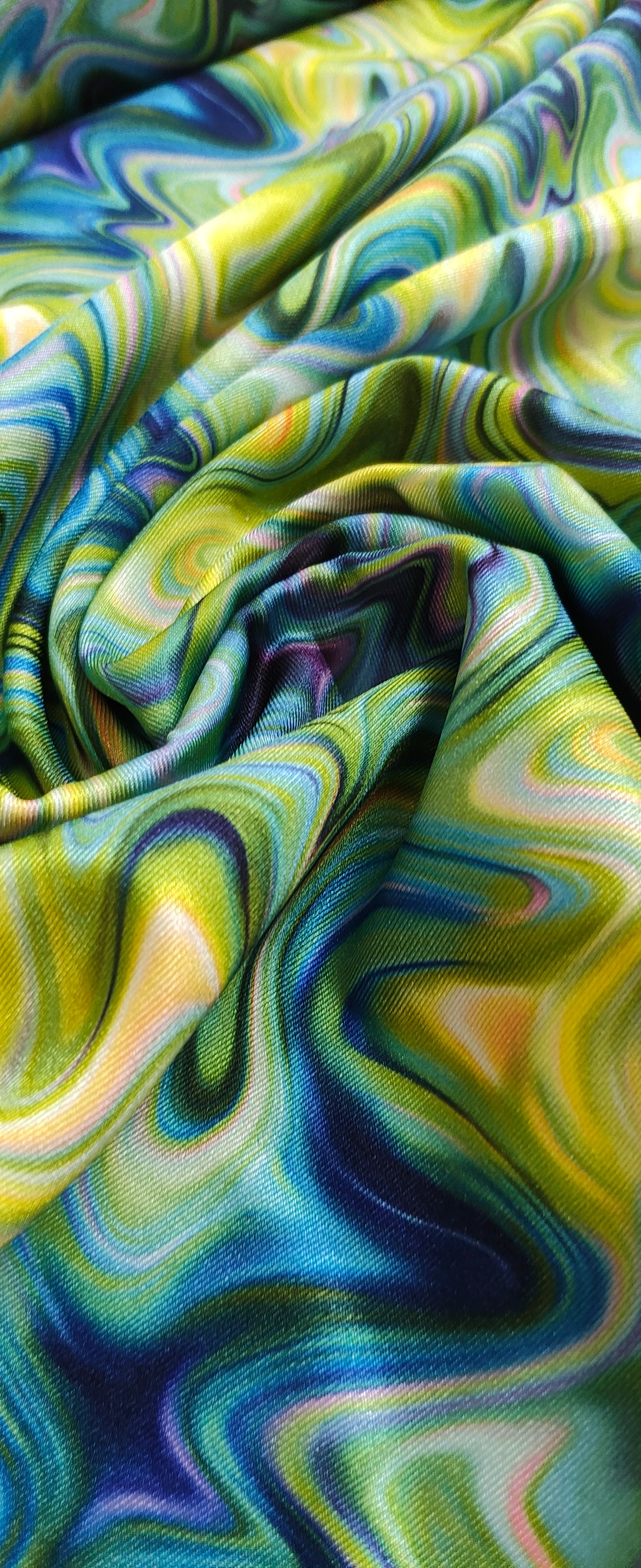 Retro groovy green