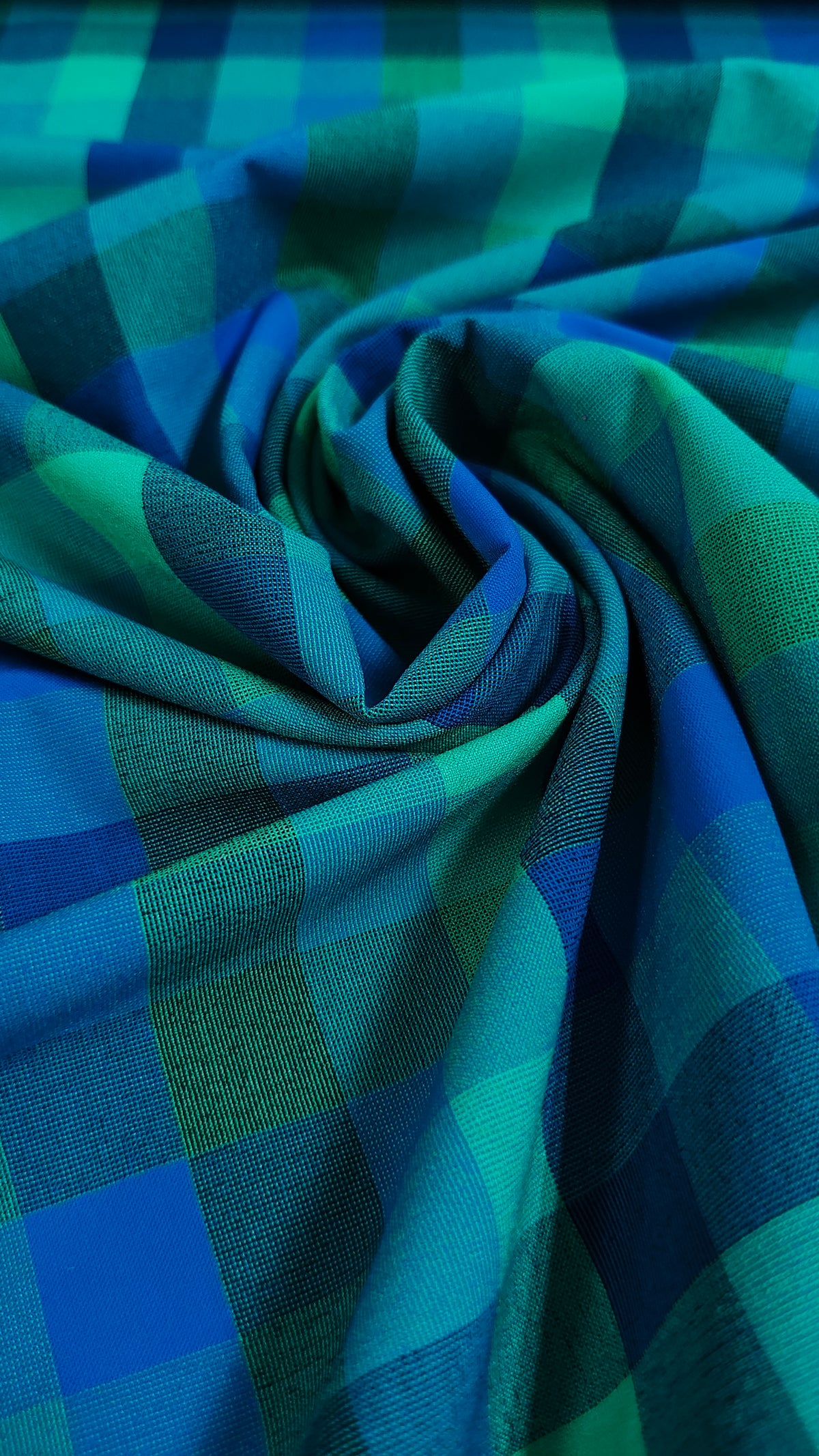 Cuadros azul y verde