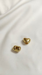 Tapa nudo dorado de corazon (docena)
