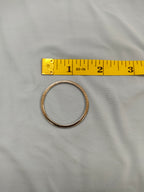 Argolla Plateada Fina 43mm (por docena)