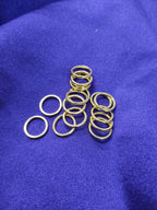 Argolla Metalica 10mm Dorado (por docena)