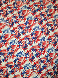 Palmas azul y rojo