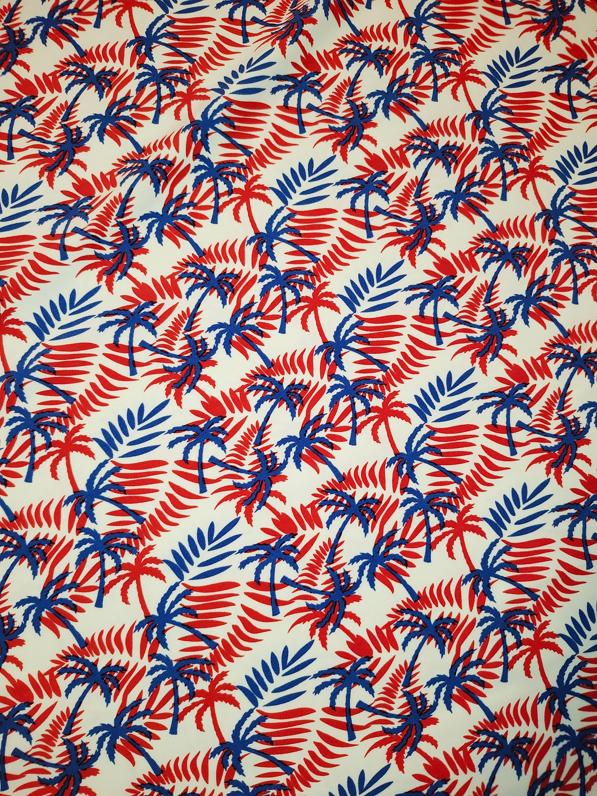 Palmas azul y rojo