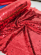 Lentejuelas grandes rojas