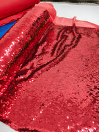 Lentejuelas grandes rojas