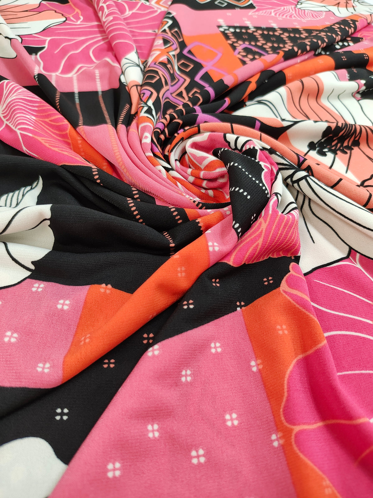 Jersey estampado multi floral