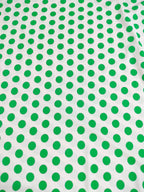 Polka dots blanco y verde