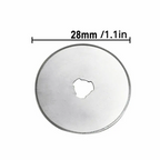Cuchillas para rotary cutter 28mm - 10 unidades