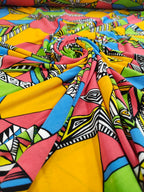 Jersey estampado mosaico multicolor