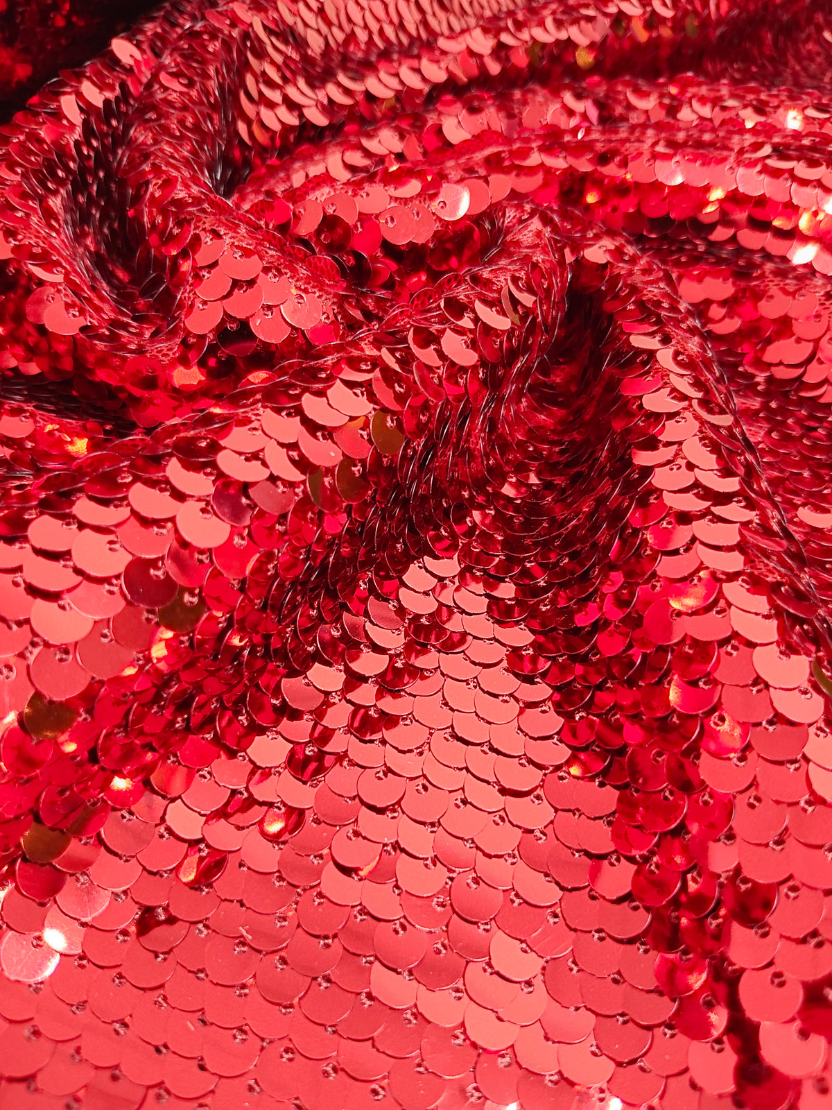 Lentejuelas grandes rojas