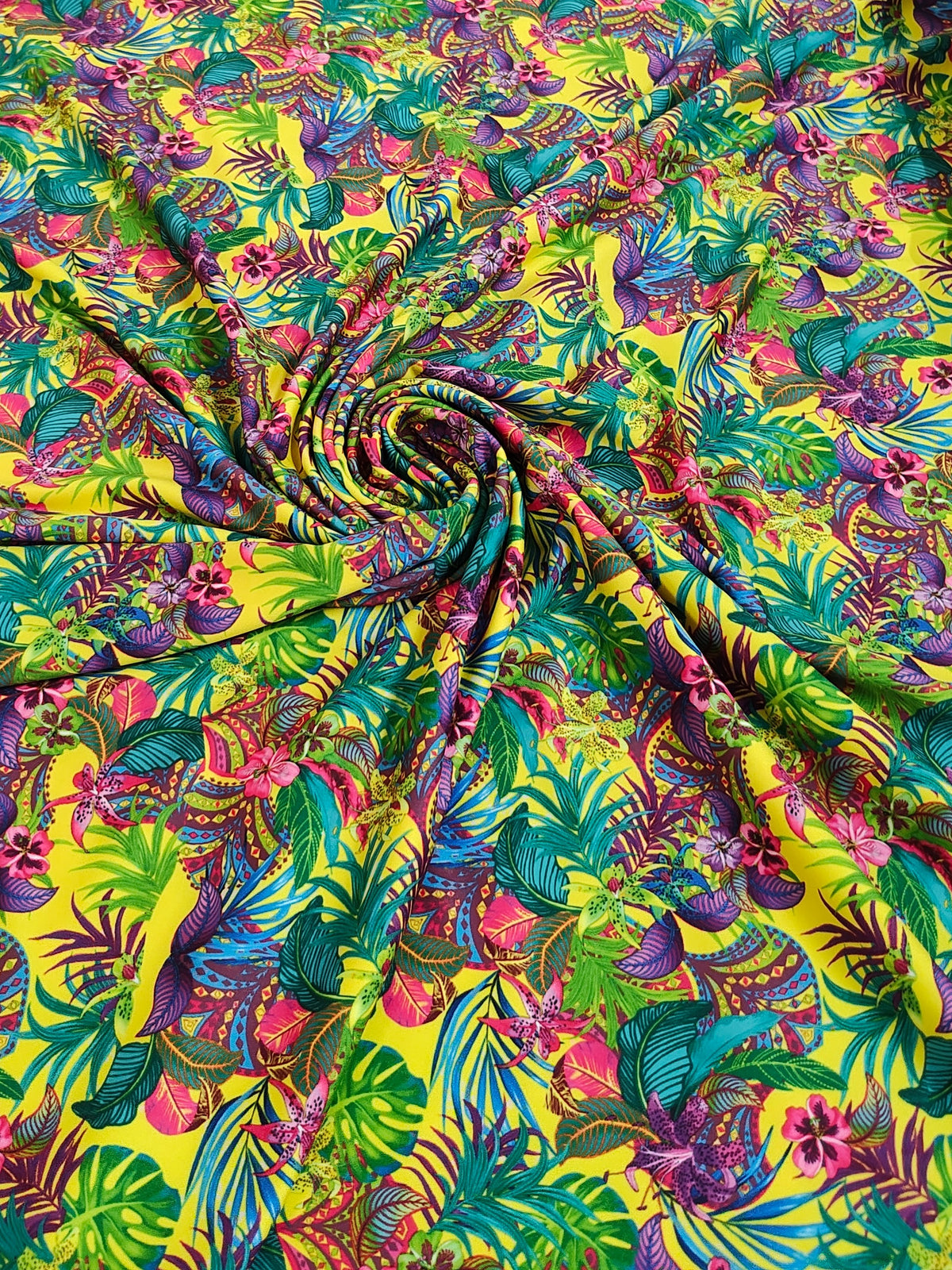 Tropical Yellow Garden