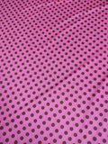 Polka dots rosa y marron
