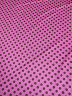 Polka dots rosa y marron