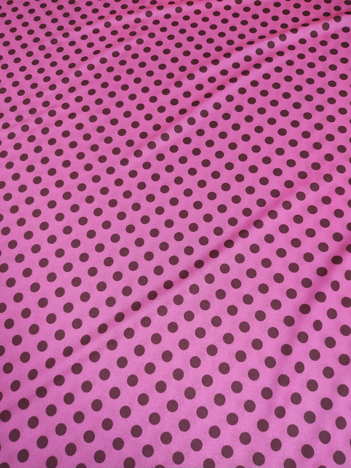 Polka dots rosa y marron