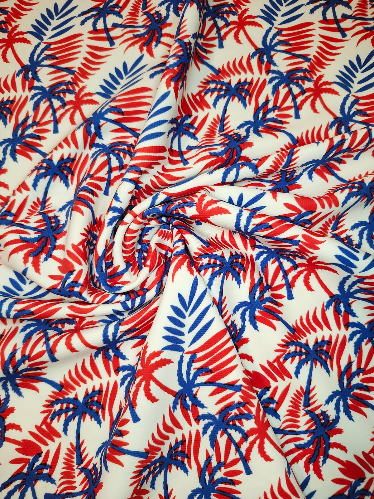 Palmas azul y rojo