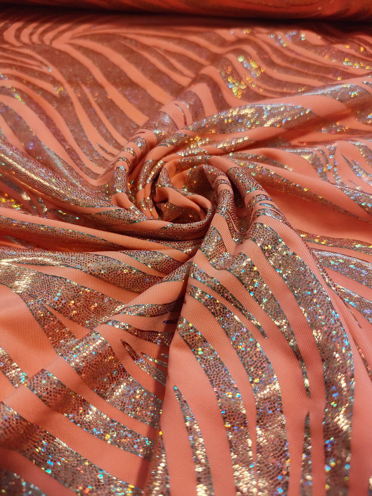 Orange Sparkle waves