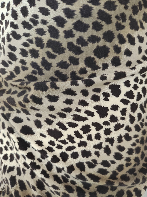 Animal print cotton spandex