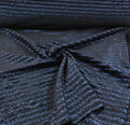 Velvet negro con escarcha azul