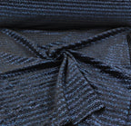 Velvet negro con escarcha azul