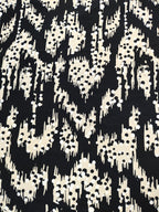 Jersey estampado negro y beige