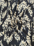 Jersey estampado negro y beige