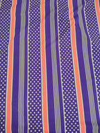 Purple stripes and dots