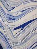 Ondas de marmol azul