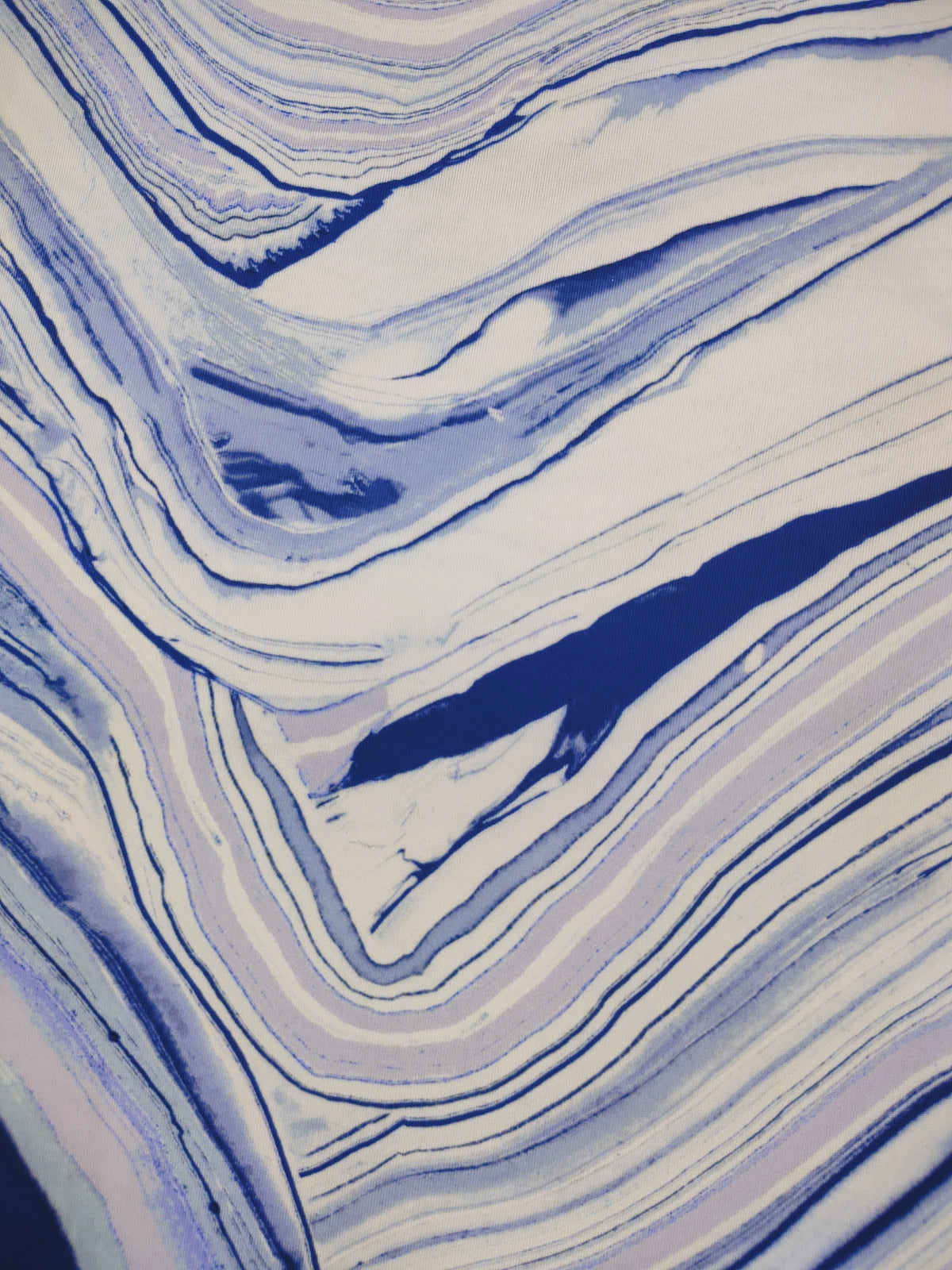 Ondas de marmol azul
