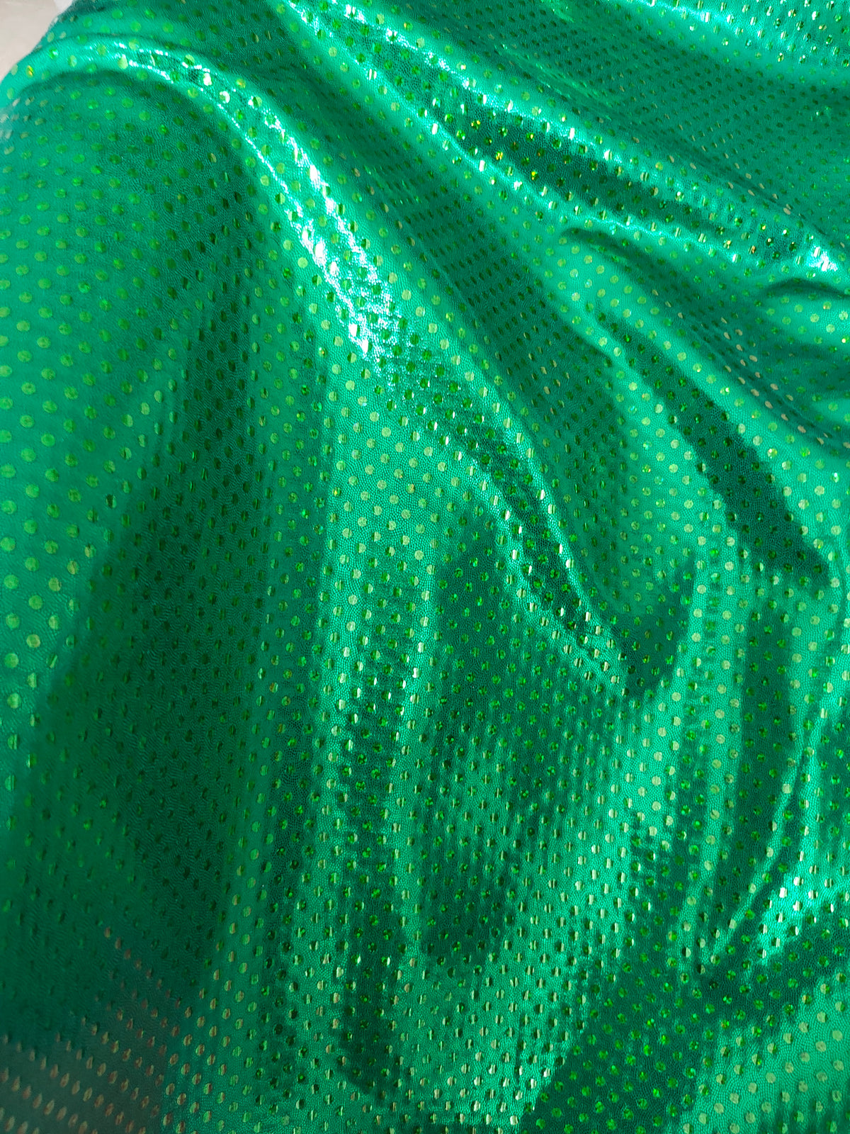 Emerald sparkle dots