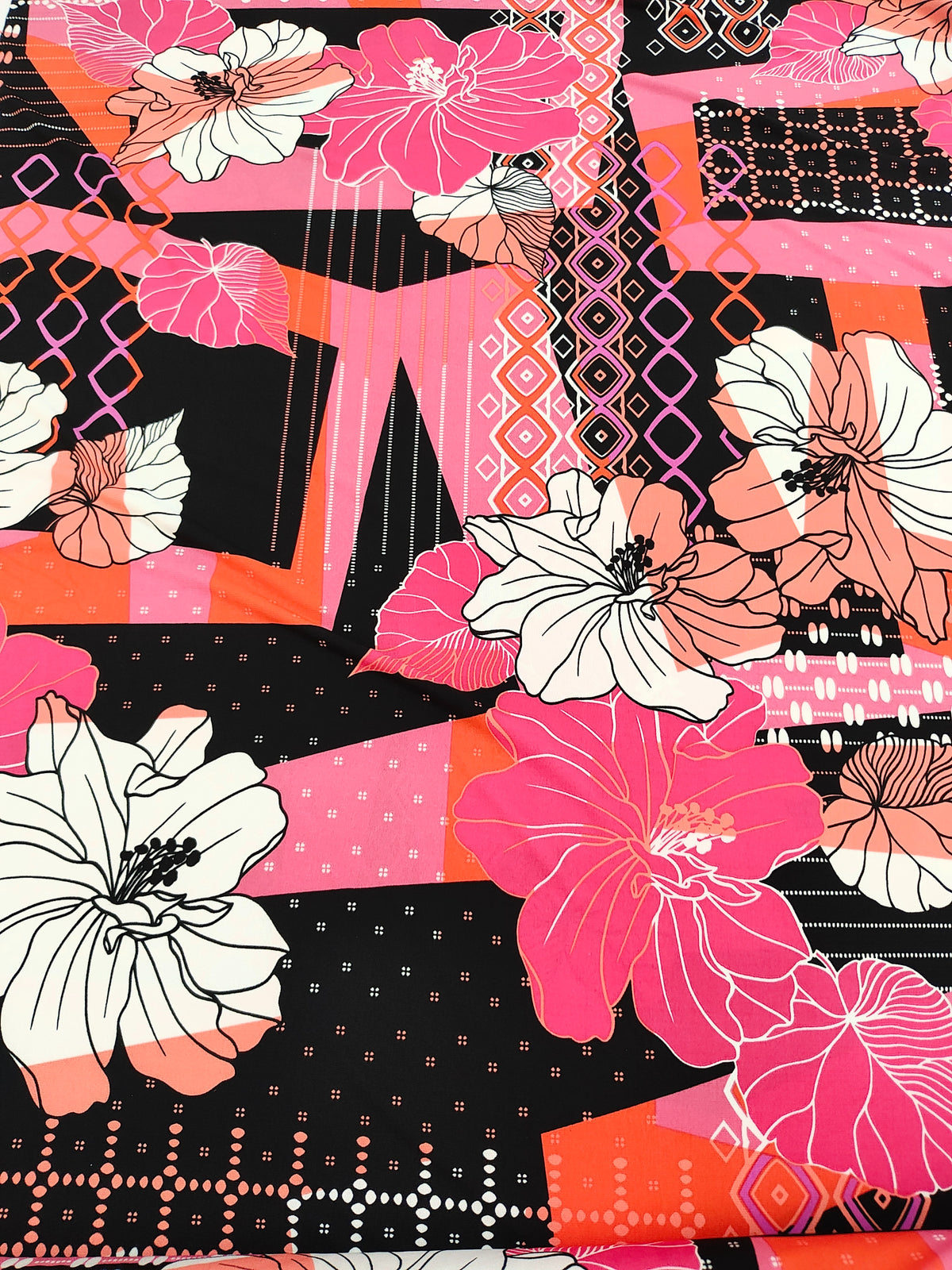 Jersey estampado multi floral
