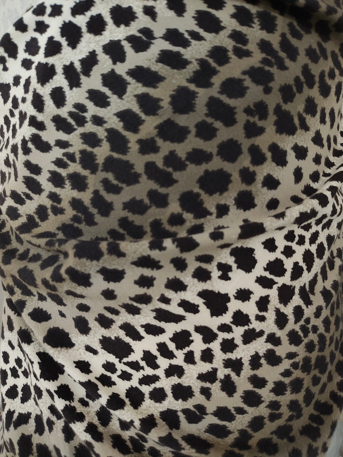 Animal print cotton spandex