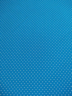 Polka dots azul y blanco