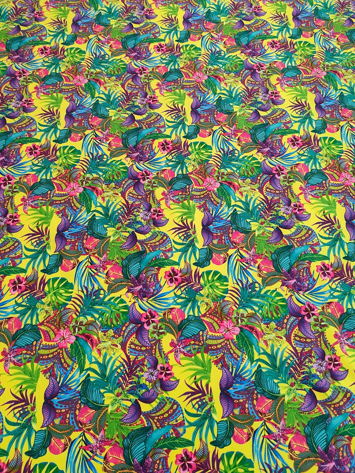 Tropical Yellow Garden